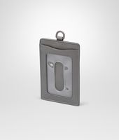 Bottega Veneta® NEW LIGHT GREY INTRECCIATO NAPPA CARD CASE Bottega Veneta® NEW LIGHT GREY INTRECCIATO NAPPA CARD CASE