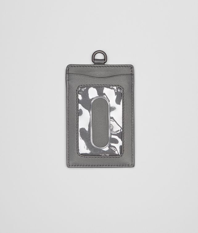 BOTTEGA VENETA NEW LIGHT GREY INTRECCIATO NAPPA CARD CASE Other Leather Accessory E fp