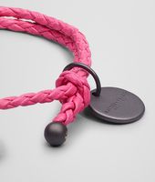 Bottega Veneta® ROSA SHOCK INTRECCIATO NAPPA BRACELET Bottega Veneta® ROSA SHOCK INTRECCIATO NAPPA BRACELET