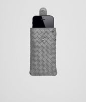 Bottega Veneta® NEW LIGHT GREY INTRECCIATO NAPPA IPHONE CASE Bottega Veneta® NEW LIGHT GREY INTRECCIATO NAPPA IPHONE CASE