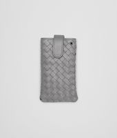 Bottega Veneta® NEW LIGHT GREY INTRECCIATO NAPPA IPHONE CASE Bottega Veneta® NEW LIGHT GREY INTRECCIATO NAPPA IPHONE CASE