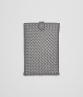 Bottega Veneta® NEW LIGHT GREY INTRECCIATO NAPPA MINI IPAD CASE Bottega Veneta® NEW LIGHT GREY INTRECCIATO NAPPA MINI IPAD CASE