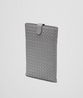Bottega Veneta® NEW LIGHT GREY INTRECCIATO NAPPA MINI IPAD CASE Bottega Veneta® NEW LIGHT GREY INTRECCIATO NAPPA MINI IPAD CASE