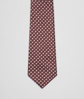 Bottega Veneta® Bordeaux Beige Silk Tie Bottega Veneta® Bordeaux Beige Silk Tie