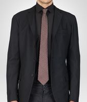 Bottega Veneta® Bordeaux Beige Silk Tie Bottega Veneta® Bordeaux Beige Silk Tie