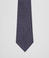 Bottega Veneta® Sapphire Black Silk Tie Bottega Veneta® Sapphire Black Silk Tie