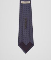 Bottega Veneta® Sapphire Black Silk Tie Bottega Veneta® Sapphire Black Silk Tie