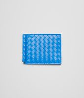 Bottega Veneta® Signal Blue Intrecciato Vn Wallet Bottega Veneta® Signal Blue Intrecciato Vn Wallet