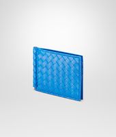 Bottega Veneta® Signal Blue Intrecciato Vn Wallet Bottega Veneta® Signal Blue Intrecciato Vn Wallet
