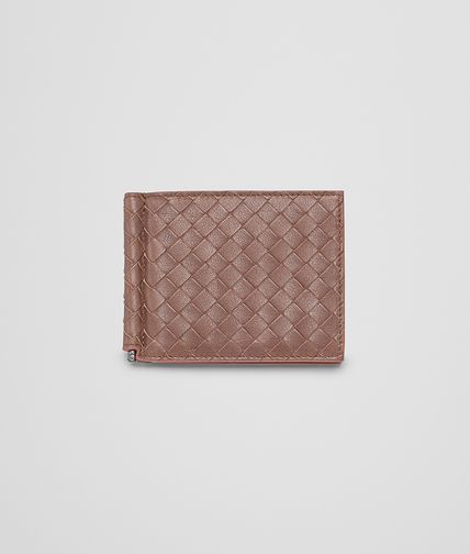 BOTTEGA VENETA - Edoardo Burnt Red Intrecciato Washed Vintage Wallet