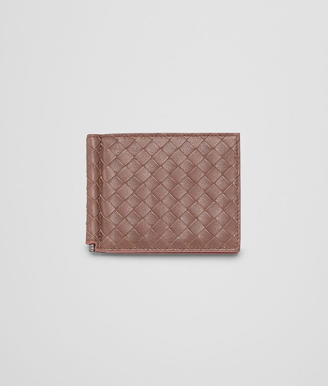 BOTTEGA VENETA Edoardo Burnt Red Intrecciato Washed Vintage Wallet Bi-fold Wallet U fp
