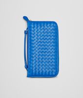 Bottega Veneta® SIGNAL BLUE INTRECCIATO VN DOCUMENT CASE Bottega Veneta® SIGNAL BLUE INTRECCIATO VN DOCUMENT CASE