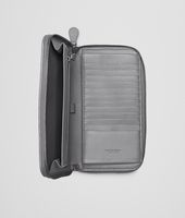 Bottega Veneta® NEW LIGHT GREY INTRECCIATO NAPPA DOCUMENT CASE Bottega Veneta® NEW LIGHT GREY INTRECCIATO NAPPA DOCUMENT CASE