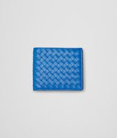 Bottega Veneta® Signal Blue Intrecciato Vn Wallet Bottega Veneta® Signal Blue Intrecciato Vn Wallet