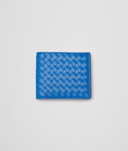 BOTTEGA VENETA - Signal Blue Intrecciato Vn Wallet