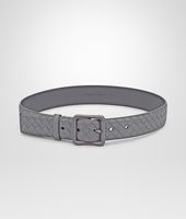 Bottega Veneta® NEW LIGHT GREY INTRECCIATO NAPPA BELT Bottega Veneta® NEW LIGHT GREY INTRECCIATO NAPPA BELT