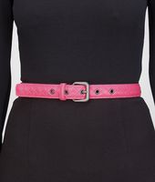 Bottega Veneta® ROSA SHOCK INTRECCIATO NAPPA BELT Bottega Veneta® ROSA SHOCK INTRECCIATO NAPPA BELT