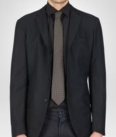 Bottega Veneta® SEIDENKRAWATTE LODEN UND BLACK Bottega Veneta® SEIDENKRAWATTE LODEN UND BLACK