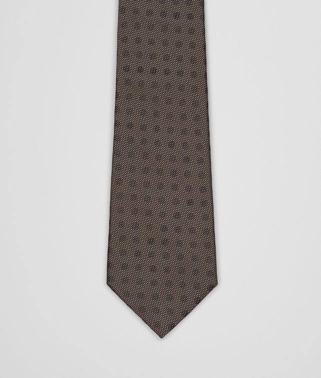 BOTTEGA VENETA Loden Black Silk Tie Tie or bow tie U fp