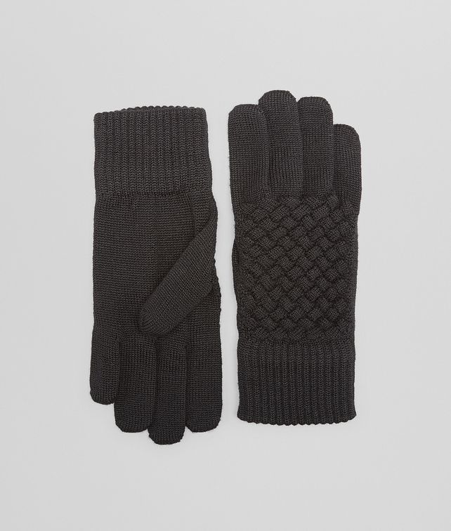 BOTTEGA VENETA GLOVE IN NERO WOOL Scarf or other D fp
