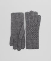 Bottega Veneta® ANTHRACITE WOOL GLOVES Bottega Veneta® ANTHRACITE WOOL GLOVES