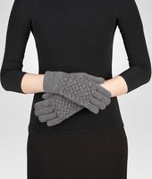 Bottega Veneta® ANTHRACITE WOOL GLOVES Bottega Veneta® ANTHRACITE WOOL GLOVES