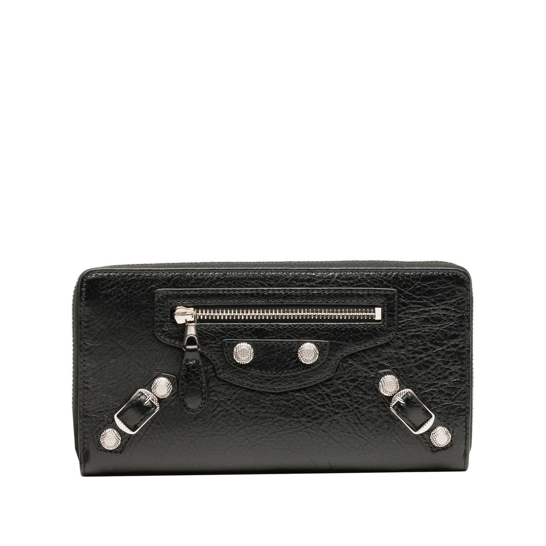 Balenciaga Giant Silver Continental Zip Around Balenciaga Giant Silver Continental Zip Around