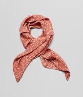 Bottega Veneta® SIENNA RED SILK FOULARD Bottega Veneta® SIENNA RED SILK FOULARD