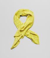 Bottega Veneta® FOULARD CITRON E LIGHT GREEN IN SETA Bottega Veneta® FOULARD CITRON E LIGHT GREEN IN SETA