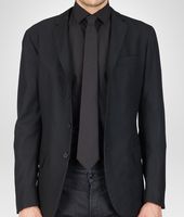Bottega Veneta® Nero Wool Silk Tie Bottega Veneta® Nero Wool Silk Tie