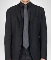 Bottega Veneta® CRAVATTA ROYAL E DARK GREY IN SETA Bottega Veneta® CRAVATTA ROYAL E DARK GREY IN SETA