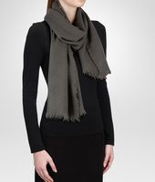 Bottega Veneta® ANTHRACITE CASHMERE SCARF Bottega Veneta® ANTHRACITE CASHMERE SCARF