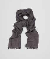 Bottega Veneta® SCIARPA ANTHRACITE E BLACK IN CASHMERE, LANA E SETA Bottega Veneta® SCIARPA ANTHRACITE E BLACK IN CASHMERE, LANA E SETA