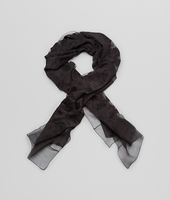 Bottega Veneta® NERO FIL COUPEé SILK SCARF Bottega Veneta® NERO FIL COUPEé SILK SCARF
