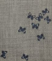 Bottega Veneta® Flannel Blue Cashmere Scarf Bottega Veneta® Flannel Blue Cashmere Scarf