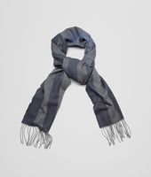 Bottega Veneta® Anthracite Blue Cashmere Scarf Bottega Veneta® Anthracite Blue Cashmere Scarf