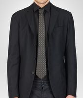 Bottega Veneta® SEIDENKRAWATTE BLACK UND LIGHT GREEN Bottega Veneta® SEIDENKRAWATTE BLACK UND LIGHT GREEN