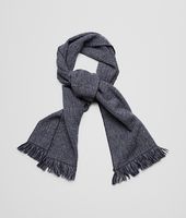 Bottega Veneta® Anthracite Blue Wool Cashmere Scarf Bottega Veneta® Anthracite Blue Wool Cashmere Scarf