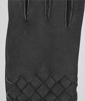 Bottega Veneta® Nero Lambskin Shearling Gloves Bottega Veneta® Nero Lambskin Shearling Gloves