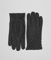 Bottega Veneta® Nero Lambskin Shearling Gloves Bottega Veneta® Nero Lambskin Shearling Gloves