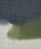 Bottega Veneta® Ivory Dark Green Wool Scarf Bottega Veneta® Ivory Dark Green Wool Scarf