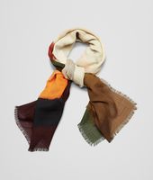 Bottega Veneta® Ivory Red Wool Scarf Bottega Veneta® Ivory Red Wool Scarf