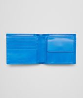 Bottega Veneta® Signal Blue Intrecciato Vn Wallet Bottega Veneta® Signal Blue Intrecciato Vn Wallet