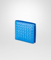 Bottega Veneta® Signal Blue Intrecciato Vn Wallet Bottega Veneta® Signal Blue Intrecciato Vn Wallet