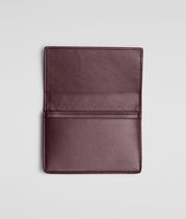 Bottega Veneta® KARTENETUI AUS VN-LEDER INTRECCIATO AUBERGINE Bottega Veneta® KARTENETUI AUS VN-LEDER INTRECCIATO AUBERGINE