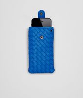 Bottega Veneta® Signal Blue Intrecciato Nappa iPhone Case Bottega Veneta® Signal Blue Intrecciato Nappa iPhone Case