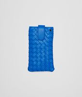 Bottega Veneta® SIGNAL BLUE INTRECCIATO NAPPA IPHONE CASE Bottega Veneta® SIGNAL BLUE INTRECCIATO NAPPA IPHONE CASE