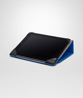 Bottega Veneta® SIGNAL BLUE INTRECCIATO NAPPA IPAD CASE Bottega Veneta® SIGNAL BLUE INTRECCIATO NAPPA IPAD CASE