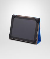 Bottega Veneta® SIGNAL BLUE INTRECCIATO NAPPA IPAD CASE Bottega Veneta® SIGNAL BLUE INTRECCIATO NAPPA IPAD CASE