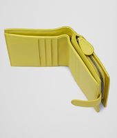 Bottega Veneta® NEW CHARTREUSE INTRECCIATO NAPPA BI-FOLD WALLET Bottega Veneta® NEW CHARTREUSE INTRECCIATO NAPPA BI-FOLD WALLET